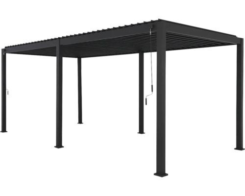 B-Ware Pergola 3x6 Lamellendach Terrassenüberdachung 11x11cm Pfosten Outdoorüberdachung von Mirador