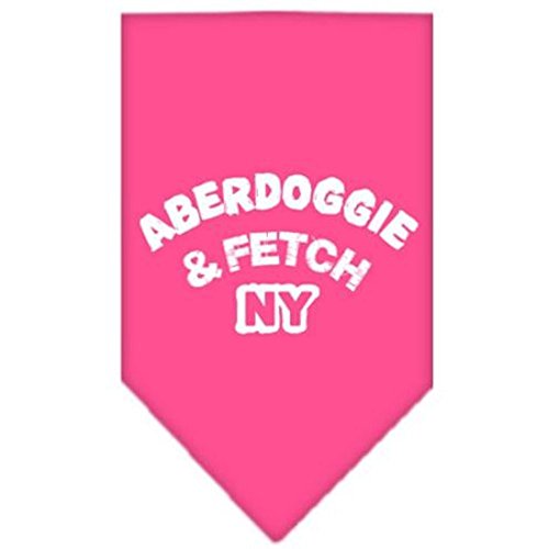 Mirage Aberdoggie und Fetch NY Screen Print Bandana für Hunde von Mirage Pet Products