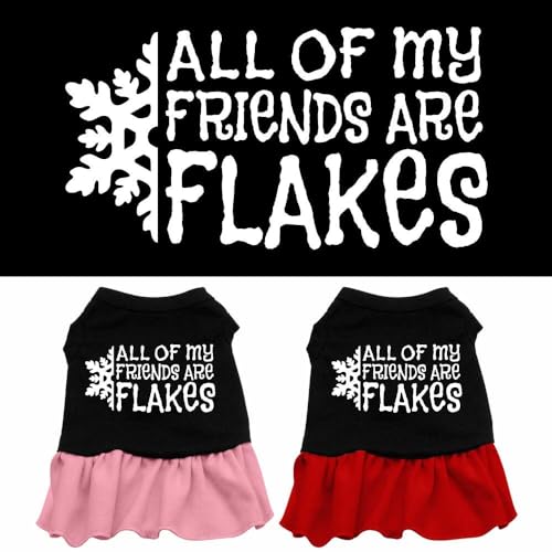 Mirage All My Friends Are Flakes Siebdruckkleid von Mirage Pet Products