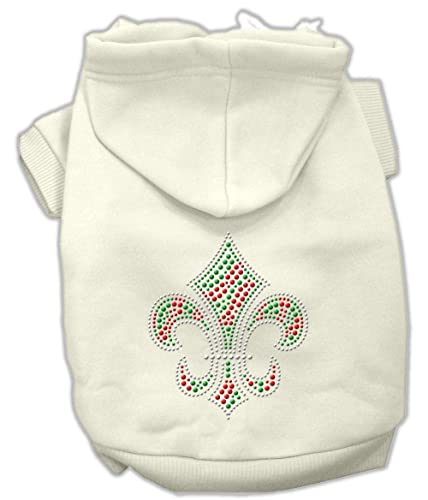 Mirage Holiday Fleur de Lis Hoodies, XXXL, cremefarben von Mirage Pet Products