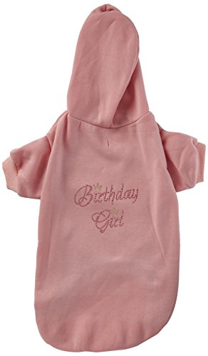 Mirage Kapuzenjacke für Hunde mit Aufschrift „Birthday Girl“ von Mirage Pet Products