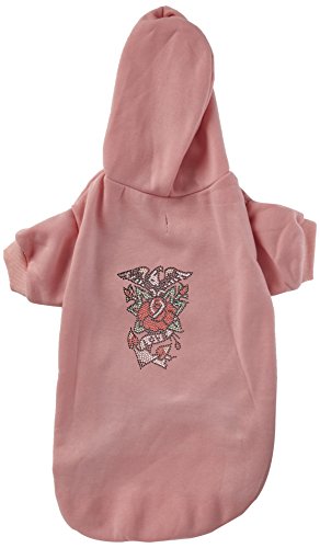 Mirage Pet Products Eagle Rose Nailhead Hoodies, 20,3 cm, Pink von Mirage Pet Products