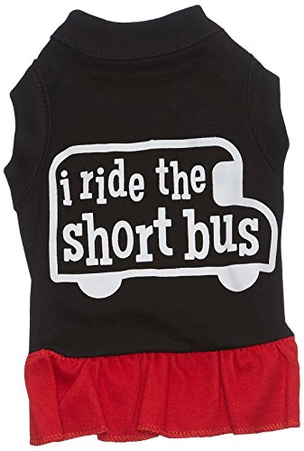 Mirage Pet Products I Ride The Short Bus Siebdruckkleid von Mirage Pet Products