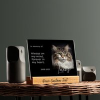 Personalisierte Acryl-Haustier-Fotoplakette, Katze-Hund-Verlust-Passing-Away-Kondolenz-Denkmal-Sympathie - Trauergeschenk von MirageCustomGift