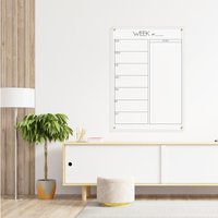 Trocken Abwischbarer Vertikaler Wöchentlicher Wandkalender, Benutzerdefinierte Durchsichtige Große Acryl Memo Board, Office Home Planer Mit von MirageCustomGift