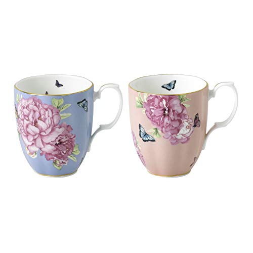 Miranda Kerr by Royal Albert 1056230 2er Set Tassen Fine Bone China 405 Milliliter von Royal Albert