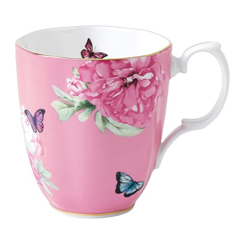 Royal Albert - Miranda Kerr - Becher, Kaffeetasse, Teetasse 'Friendship' - feinstes Porzellan - Pink - 400 ml von Royal Albert