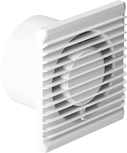 Miratic Badlüfter 100mm Lüfter 100mm Wandmontage WC Lüfter von Miratic