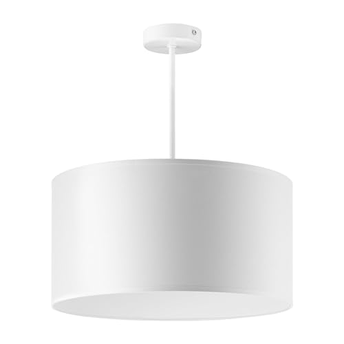 Miratic Hängeleuchten & Pendelleuchten Pendelleuchte Esstisch Moderne Deckenlampe Hängend mit austauschbarer E27-Lichtquelle max 60 W Kurz (Weiß) von Miratic