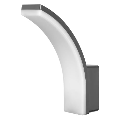 Miratic LED Außenleuchte Led Strahler Außen IK10 Modern Wandleuchte Aussen 2000lm IP65 4000K 20 W (Grau) von Miratic