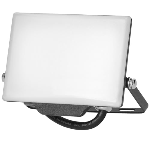 Miratic LED Strahler LED Aussenleuchte Hochleistungs LED Scheinwerfer Energieeffizient und Langlebig IP65 Aluminium + Polycarbonat 110° Betrachtungswinkel (20W 1600lm) von Miratic