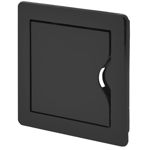 Miratic Revisionsklappe Farbe Schwarz ABS-Material (10 x 10 cm) von Miratic