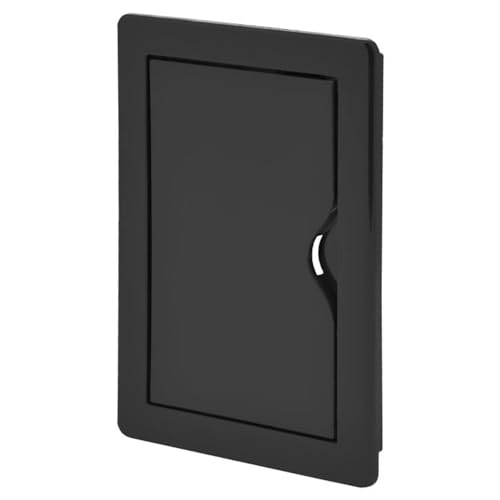 Miratic Revisionsklappe Farbe Schwarz ABS-Material (10 x 15 cm) von Miratic