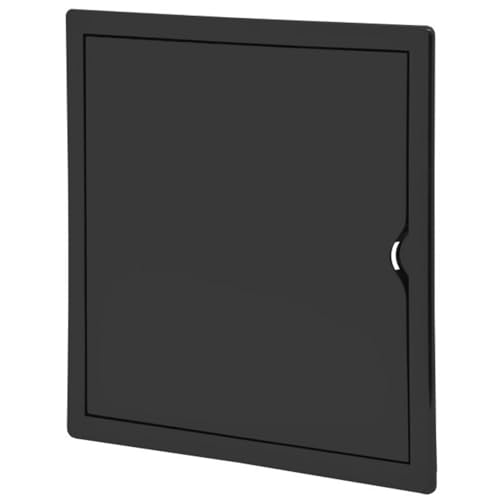 Miratic Revisionsklappe Farbe Schwarz ABS-Material (25 x 25 cm) von Miratic