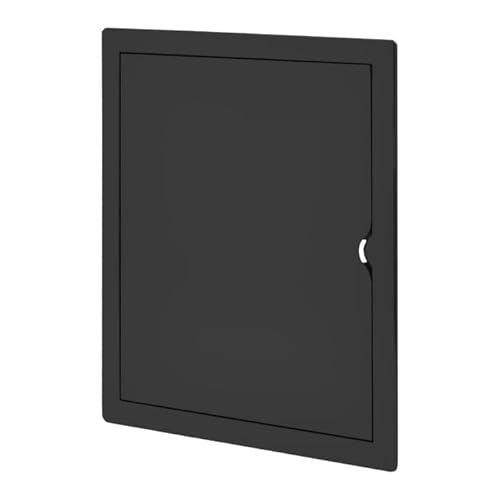 Miratic Revisionsklappe Farbe Schwarz ABS-Material (25 x 30 cm) von Miratic