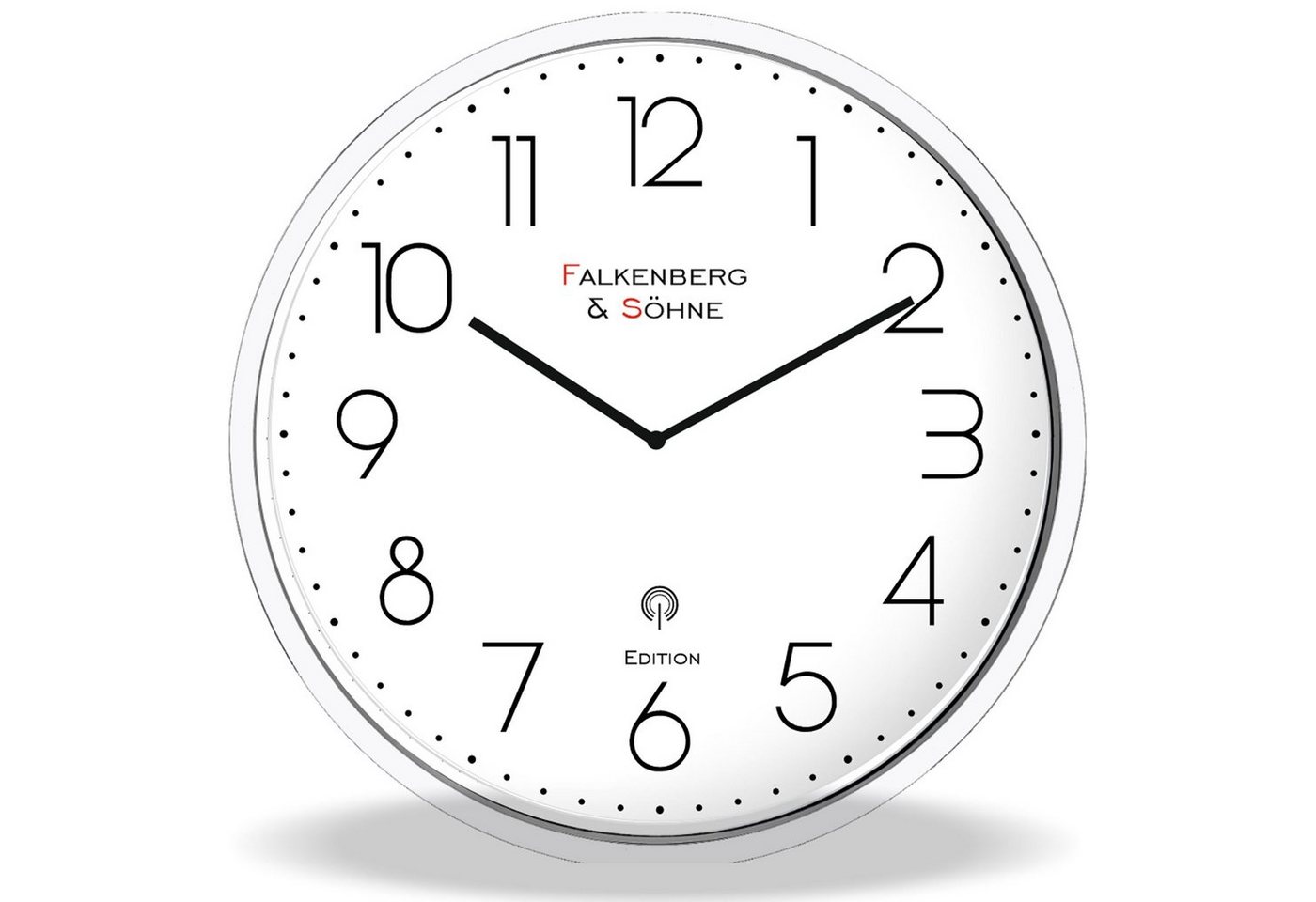 Miraval Funkwanduhr Miraval Design Funkwanduhr 30 cm Weiß von Miraval