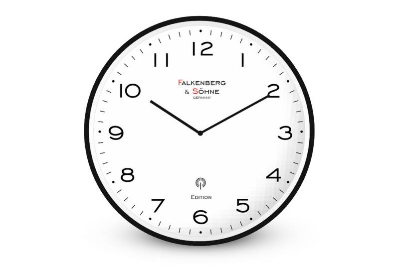 Miraval Funkwanduhr Miraval Funkwanduhr 30 cm Schwarz von Miraval