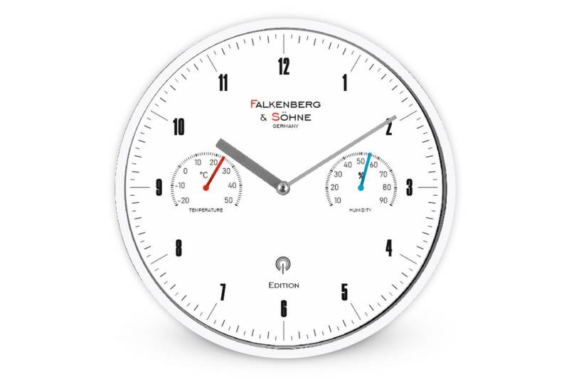 Miraval Funkwanduhr Miraval Funkwanduhr Weiß 25 cm Miraval Funkwanduhr Miraval Funkwanduhr Weiß 25 cm von Miraval