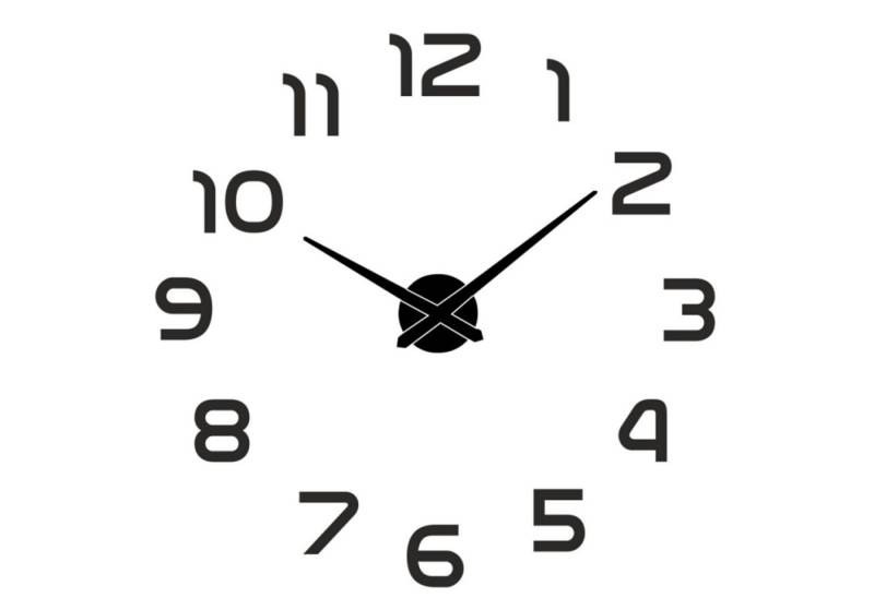 Miraval Wanduhr Miraval DIY Wanduhr groß schwarz Miraval Wanduhr Miraval DIY Wanduhr groß schwarz von Miraval