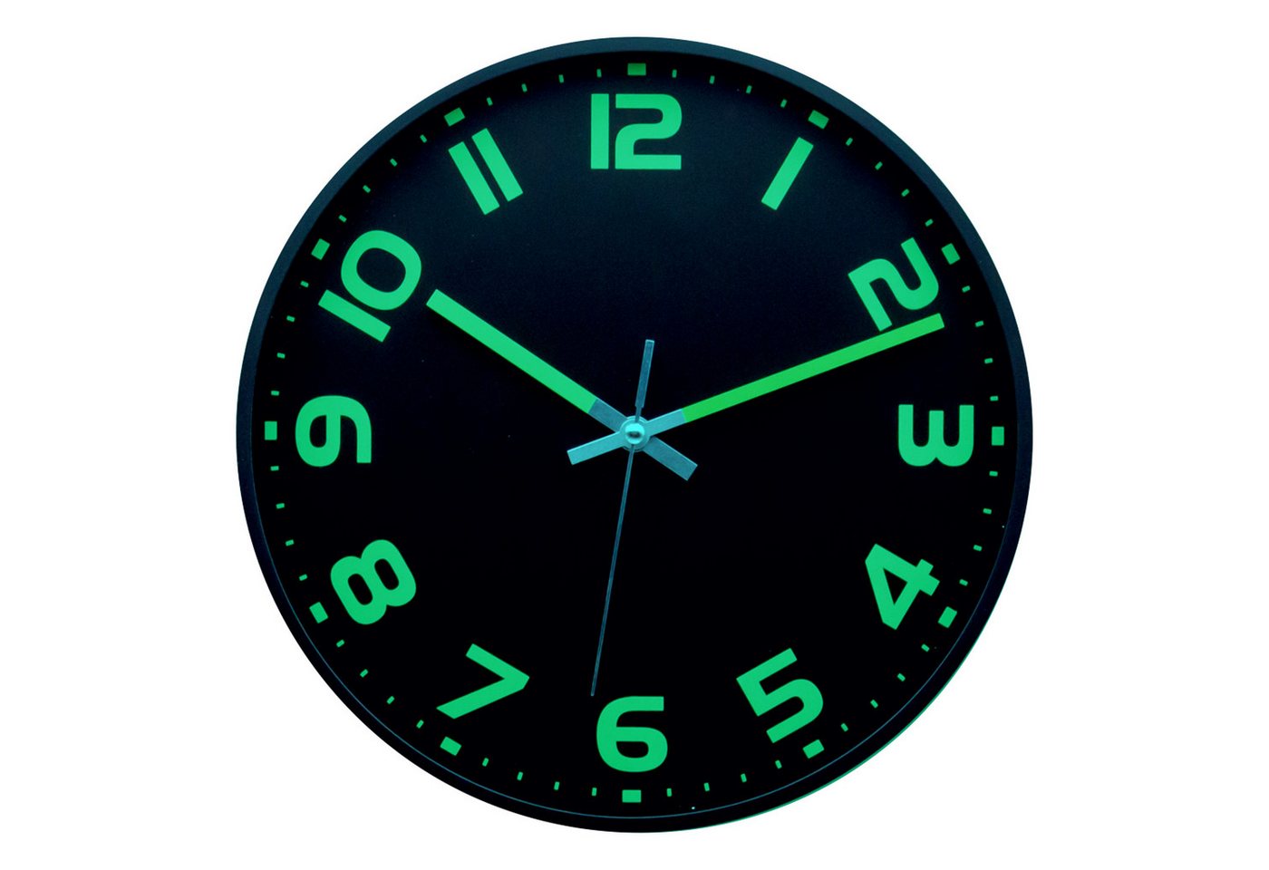 Miraval Wanduhr Wanduhr mit leuchtenden Zahlen Miraval Wanduhr Wanduhr mit leuchtenden Zahlen von Miraval