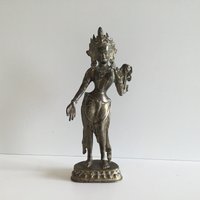 Bronze Tara Statue | 1900Er Jahre Indien-Tibet Figur von MireilleBoutique