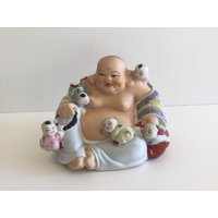 Buddha Mit Kindern | 1950Er Jahre Made in China von MireilleBoutique