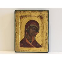 Saint Mary Icon | 1950Er Jahre Herkunft Griechenland von MireilleBoutique