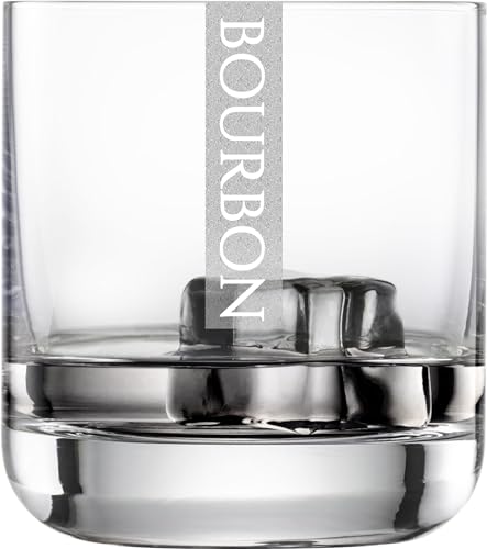 Miriquidi Bourbon Gläser 2er Set Serie COOLGLAS BOURBON | 300ml Schott Glas | Spülmaschinenfest durch Lasergravur| Gläser für Bourbon CoolGlas 2 Stück von Miriquidi