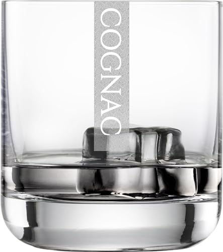 Miriquidi Cognac Gläser 12er Set Serie COOLGLAS COGNAC | 300ml Schott Glas | Spülmaschinenfest durch Lasergravur| Gläser für Cognac CoolGlas 12 Stück von Miriquidi