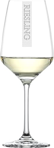 Miriquidi Riesling Weißweingläser 2er Set mit Gravur 'Riesling' | 356ml Schott Weißweinglas | Spülmaschinenfest | Weinglas Glas Gläser für Weißwein CoolGlas 2 Stück von Miriquidi