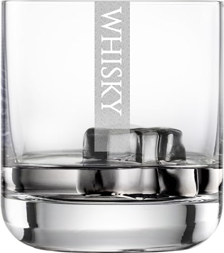 Miriquidi Whiskygläser 6er Set Serie COOLGLAS WHISKY | 300ml Schott Glas | Spülmaschinenfest durch Lasergravur| Gläser für Whisky 6 Stück von Miriquidi