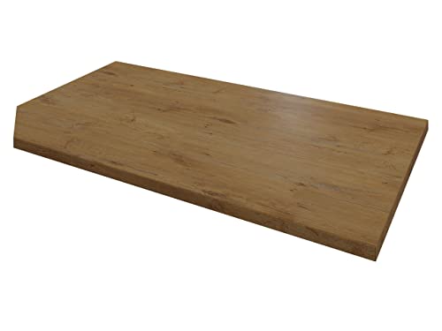 Mirjan24 Arbeitsplatten Küche Woodline, Vielzahl von Größen, Farbe: Eiche Lancelot, Küchenarbeitsplatten, Laminatplatte, Matt, Höhe: 28 mm (Linke Platte, Länge: 90 cm) von Mirjan24