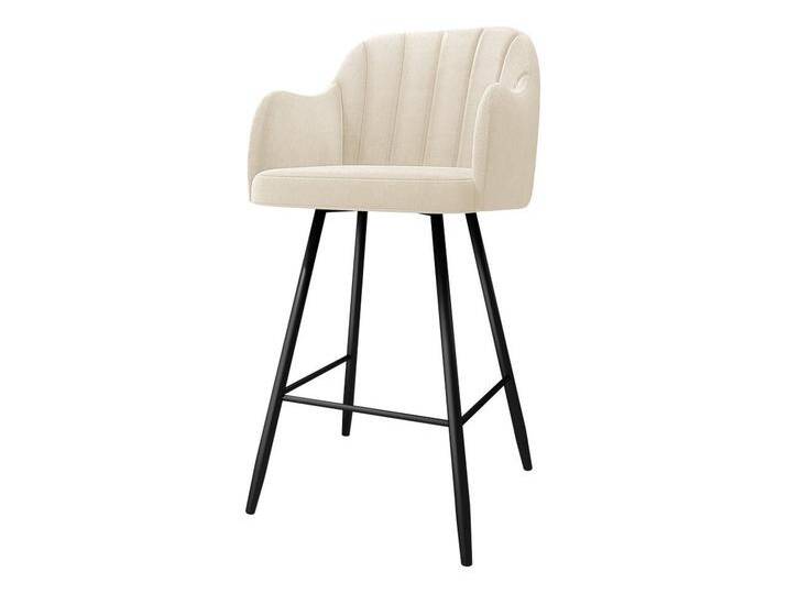 MIRJAN24 Barhocker SH1 (1 Stück), Beine aus Metall, 56x52x105 cm, beige, Magic Velvet 2250 von Mirjan24
