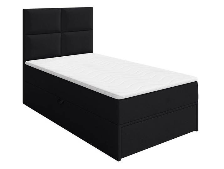 MIRJAN24 Boxspringbett Garda Lux II (mit Bettkasten und Bettschublade), Matratzentopper, Hauptmatratze, schwarz von Mirjan24