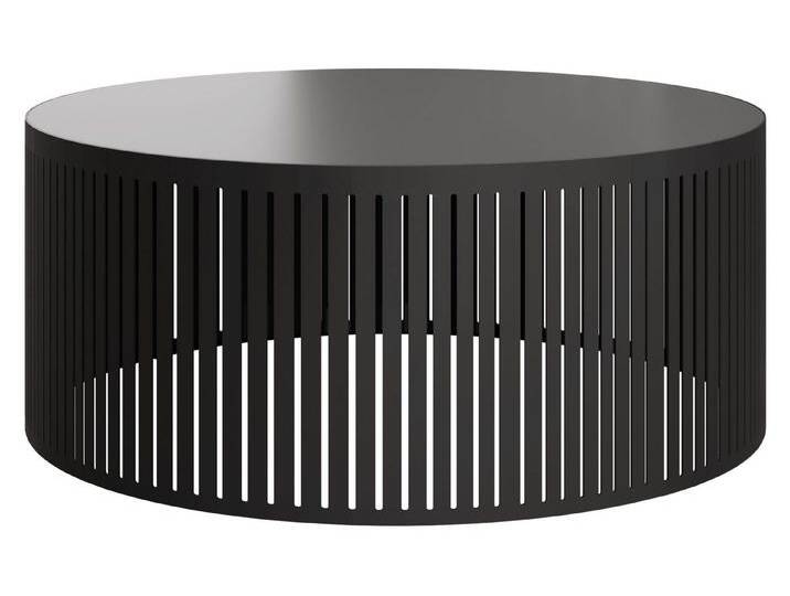 MIRJAN24 Couchtisch Velede Mini, Gestell aus Stahl, pulverbeschichtet, schwarz weiß, Schwarz / Schwarz Molet von Mirjan24