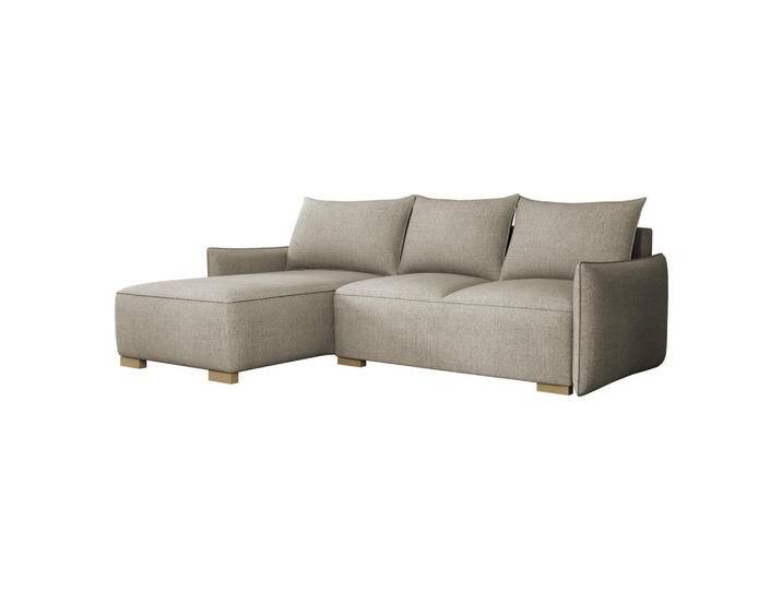 MIRJAN24 ECKSCHLAFSOFA, Natur, 5-Sitzer, L-Form,L-Form, 240x155 cm, Wohnzimmer, Sofas & Couches, Wohnlandschaften, Ecksofas von Mirjan24