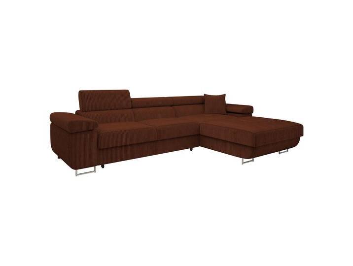 MIRJAN24 ECKSOFA, Braun, 5-Sitzer, rechts montierbar, L-Form,Rechteckig, 280x170 cm, Wohnzimmer, Sofas & Couches, Wohnlandschaften, Ecksofas von Mirjan24