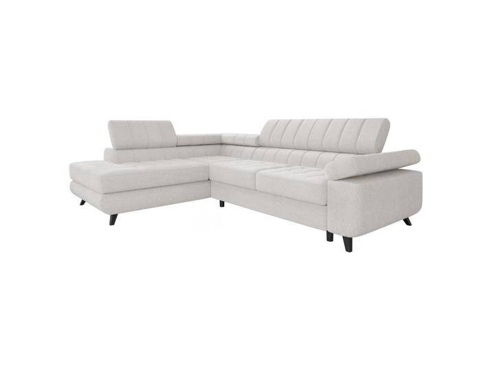 MIRJAN24 ECKSOFA, Creme, 5-Sitzer, Ottomane links,L-Form, 264x203 cm, Wohnzimmer, Sofas & Couches, Wohnlandschaften, Ecksofas von Mirjan24