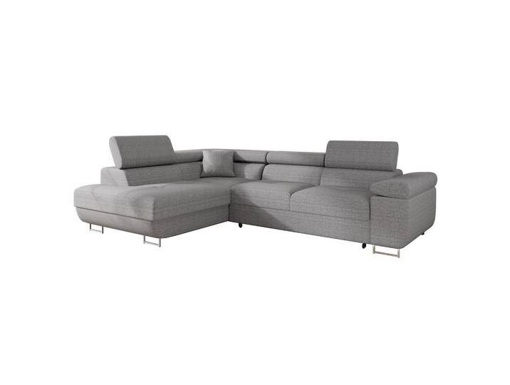 MIRJAN24 ECKSOFA, Hellgrau, 5-Sitzer, links montierbar, L-Form,Rechteckig, 274x203 cm, Wohnzimmer, Sofas & Couches, Wohnlandschaften, Ecksofas von Mirjan24