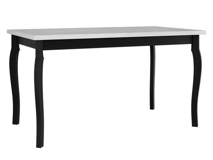 MIRJAN24 Esstisch Alba V, Ausziehbarer mit Einlegeplatte, 90x180/200 cm, weiß, Weiß - L / Weiß von Mirjan24