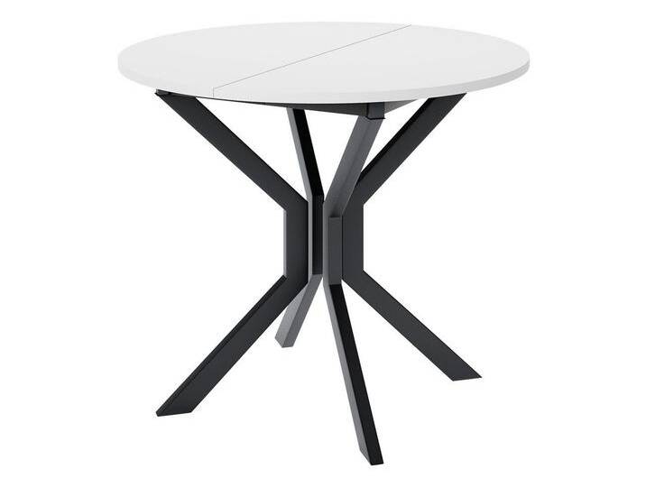MIRJAN24 Esstisch Dione M 90, Beine aus Metall, 90-130x90x77 cm, schwarz weiß, Weiß / Schwarz MIRJAN24 Esstisch Dione M 90, Beine aus Metall, 90-130x90x77 cm, schwarz weiß, Weiß / Schwarz von Mirjan24