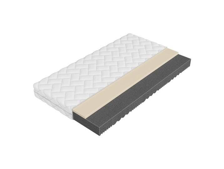 MIRJAN24 KOMFORTSCHAUMMATRATZE, Weiß, H3, Füllung: Schaumstoff, Rechteckig, 200x200 cm, Schlafzimmer, Matratzen Shop, Matratzen, Kaltschaummatratzen von Mirjan24