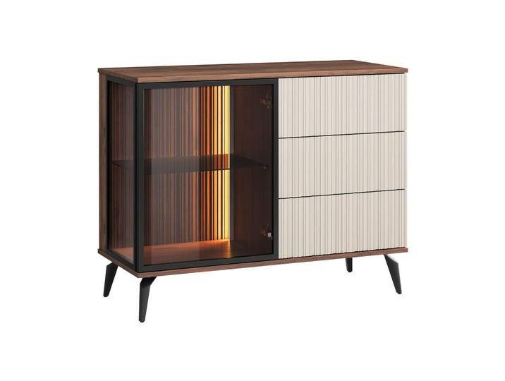 MIRJAN24 KOMMODE, Braun, Kaschmir, 3 Schubladen, Rechteckig, 103x80x39 cm, Wohnzimmer, Kommoden & Sideboards, Kommoden MIRJAN24 KOMMODE, Braun, Kaschmir, 3 Schubladen, Rechteckig, 103x80x39 cm, Wohnzimmer, Kommoden & Sideboards, Kommoden von Mirjan24