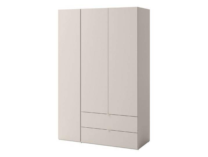 MIRJAN24 Kleiderschrank Sigma 3D2S SG01 (mit drei Drehtüren und zwei Schubladen) Kleiderstange, griffloses Öffnungssystem, beige von Mirjan24