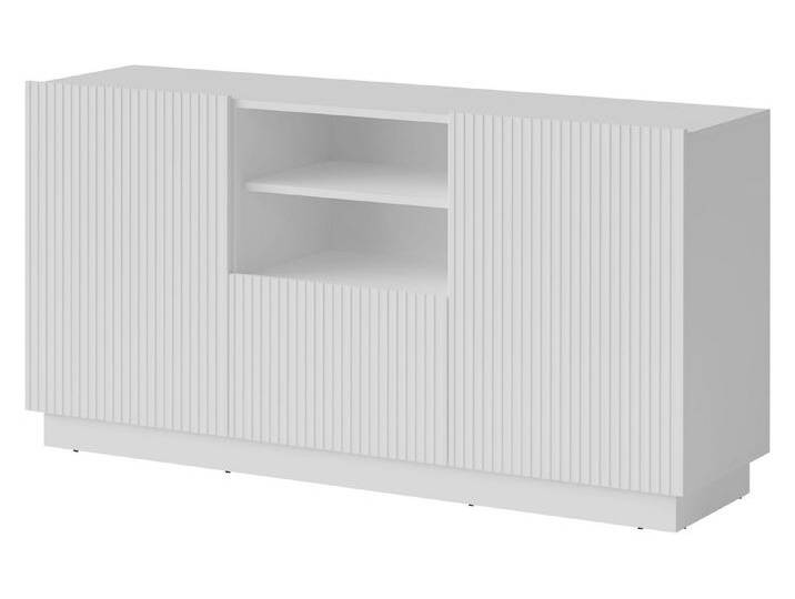 MIRJAN24 Kommode Liverti 150 2D1SZ (mit zwei Drehtüren und Schublade), gedämpftem Schließsystem, weiß von Mirjan24