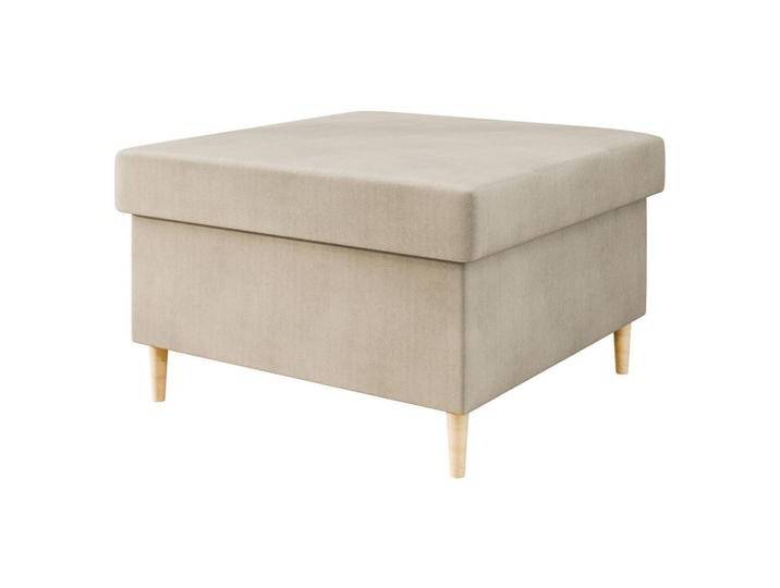 MIRJAN24 POLSTERHOCEKR, Beige, 1-Sitzer, Rechteckig, 70x43x70 cm, Wohnzimmer, Hocker, Sitzhocker von Mirjan24