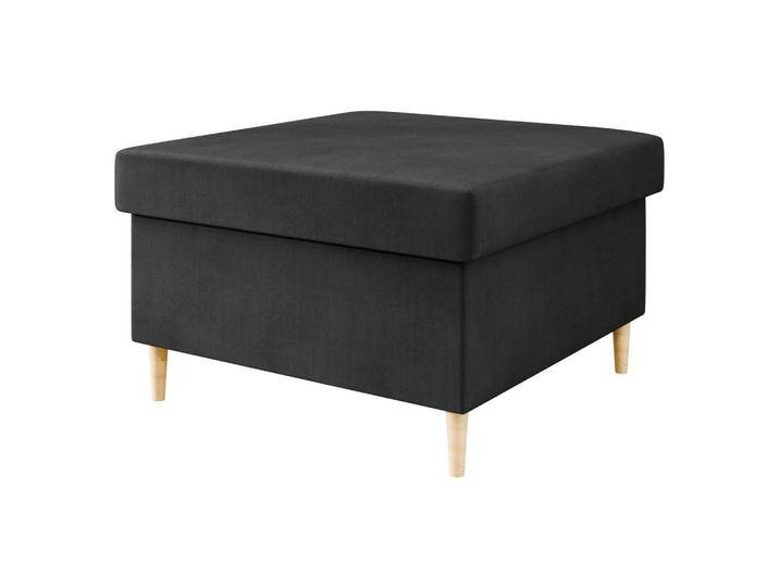 MIRJAN24 POLSTERHOCEKR, Schwarz, 1-Sitzer, Rechteckig, 70x43x70 cm, Wohnzimmer, Hocker, Sitzhocker von Mirjan24