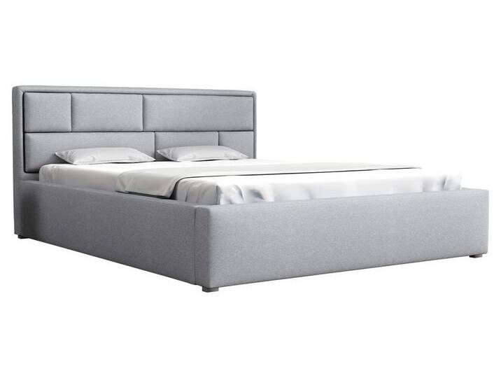 MIRJAN24 Polsterbett Deco (mit Gerolltes Lattenrost), 120/140/160/180/200 cm, Polsterkopfteil, grau, Victoria 14 866 von Mirjan24