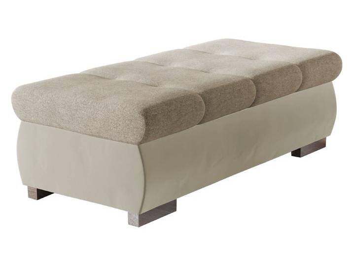 MIRJAN24 Polsterhocker Orkan Groß, Holzkonstruktion, 120x60x39 cm, beige, Magic Velvet 2201 + Matana 17 von Mirjan24