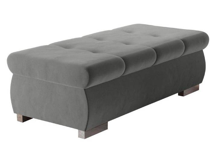 MIRJAN24 Polsterhocker Orkan Groß, Holzkonstruktion, 120x60x39 cm, grau, Magic Velvet 2217 von Mirjan24